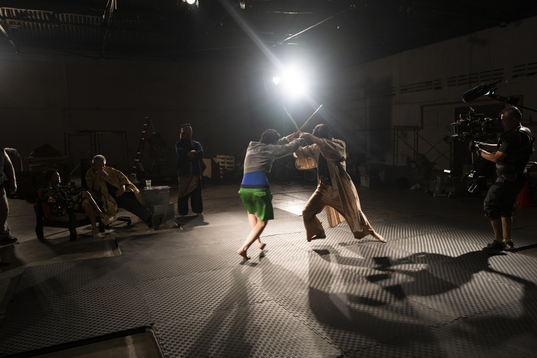 Behind the scenes of I Am the Beauty of Your Beauty, I Am the Fear of Your Fear (dir. Chui Mui Tan, 2023) as part of Miu Miu 'Women's Tales' Behind the scenes of I Am the Beauty of Your Beauty, I Am the Fear of Your Fear (dir. Chui Mui Tan, 2023) as part of Miu Miu 'Women's Tales'