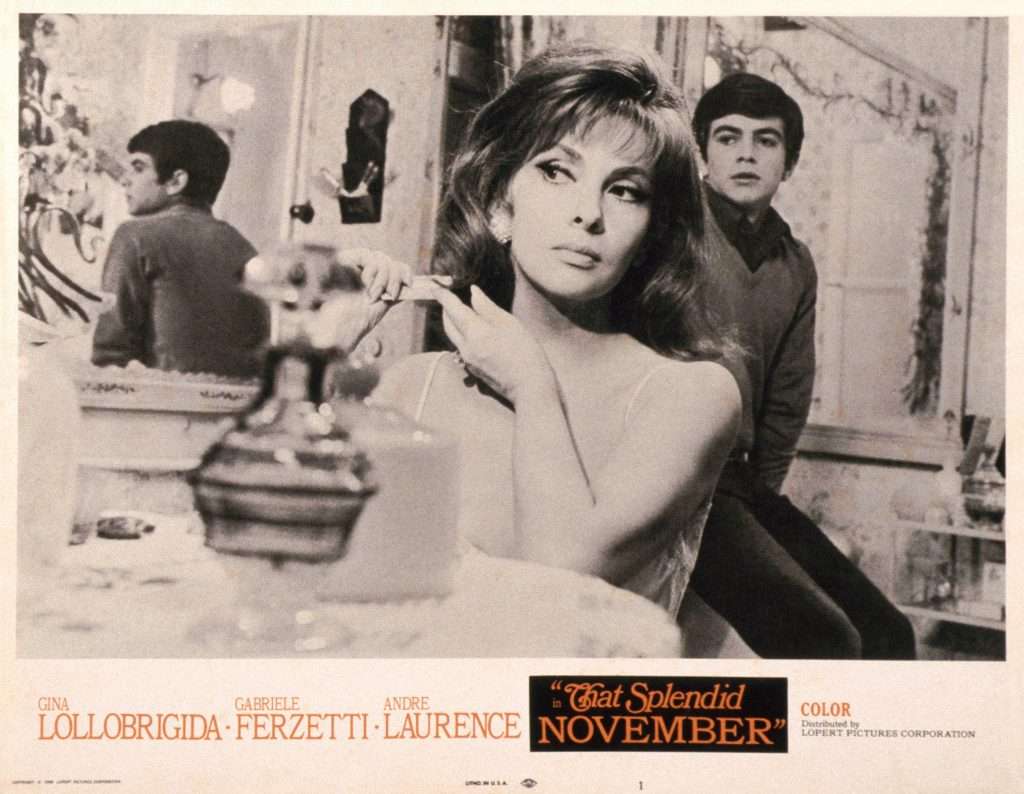 Gina Lollobrigida in That Splendid November