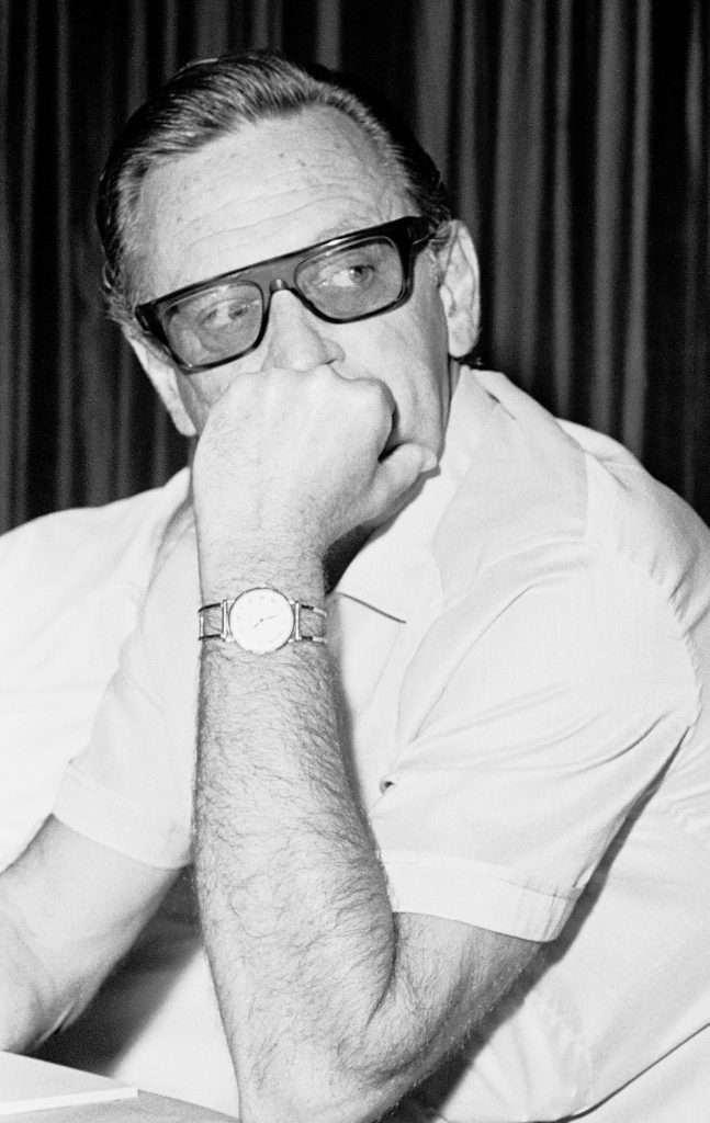 William Holden press conference